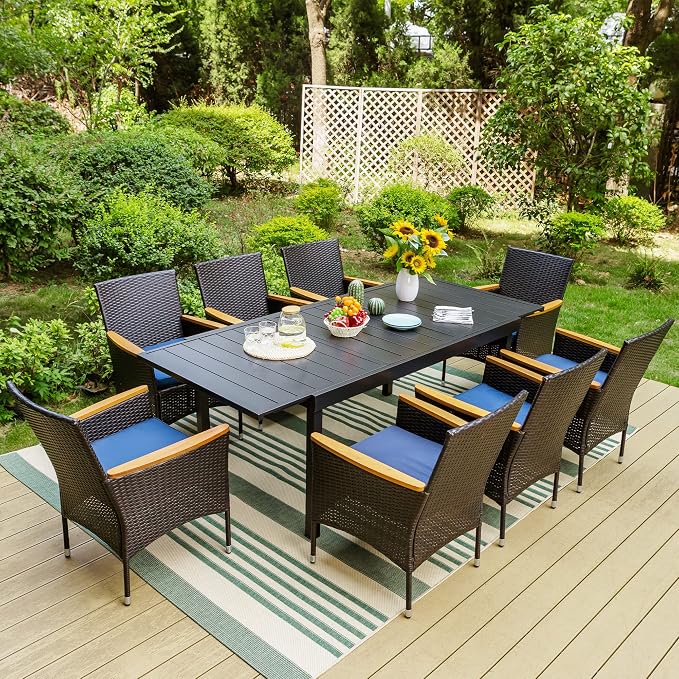 Sophia & William 9 Pieces Patio Dining Set by SophiaWilliam