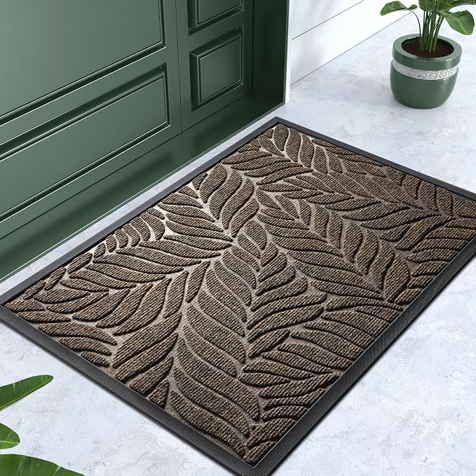 Yimobra Front Door Mat Outdoor Indoor, 29.5x17 All-Season Waterproof Door Mat - Image 7