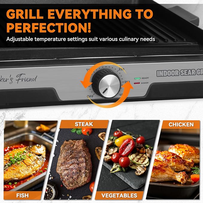 Baker's Friend Smokeless Indoor Grill - Image 4