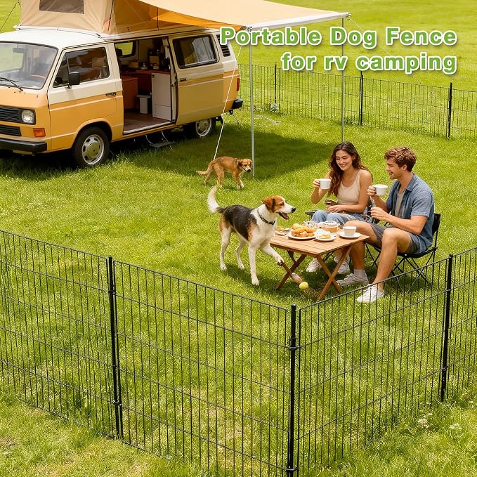15 Panels No Dig Decorative Outdoor Garden Fence - Image 7