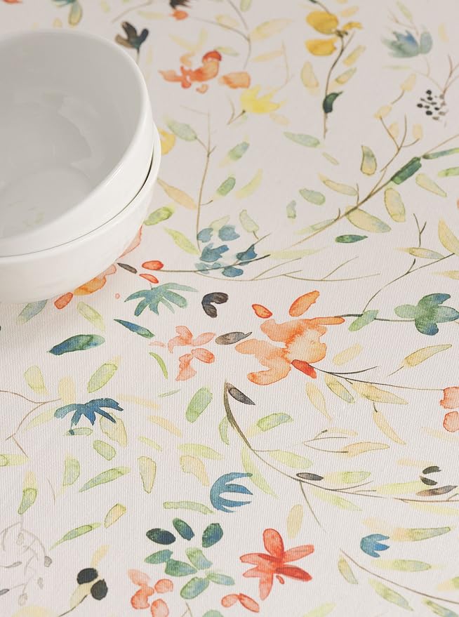 Maison d' Hermine Table Cloth Round Table 100% Cotton 63 Inches Tablecloth - Image 8