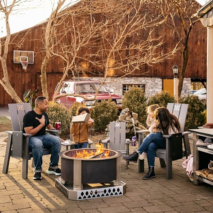 Breeo Smokeless Fire Pit | 34.5 inch Smokeless Firepit - Image 5