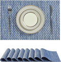 Leetaltree Blue Placemats Set of 8 by Leetaltree-ArtatEveryTable