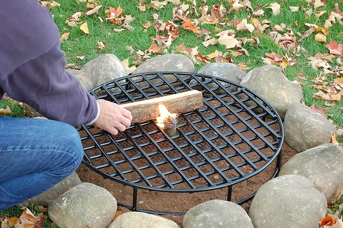 Walden Backyards Round Fire Pit Grate - Image 5
