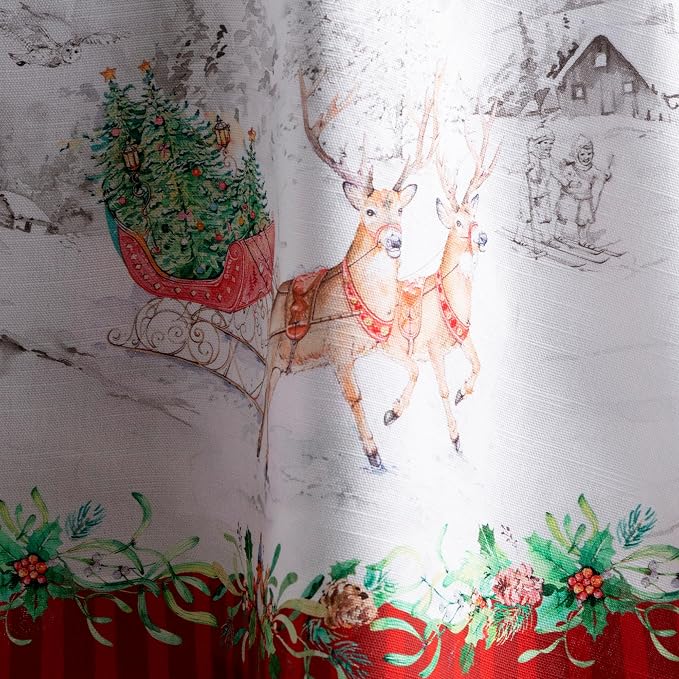 Maison d' Hermine Table Cloth Round Table 100% Cotton 69 Inches Fall Tablecloth - Image 9