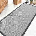 OLANLY Front Door Mat Outside Entrance 59x23, Heavy Duty Sturdy Natural Rubber by OLANLY