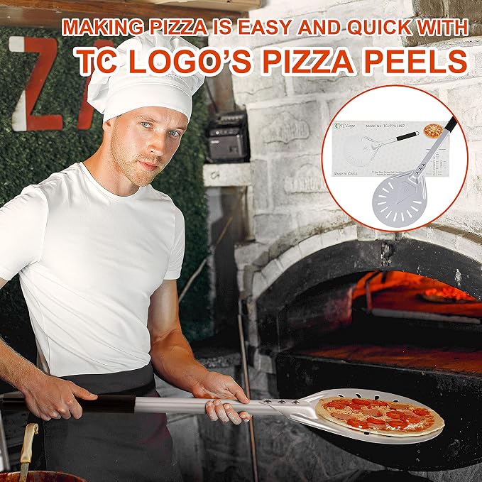 Pizza Turning Peel 8-Inch – Lightweight Aluminum Paddle - Image 6