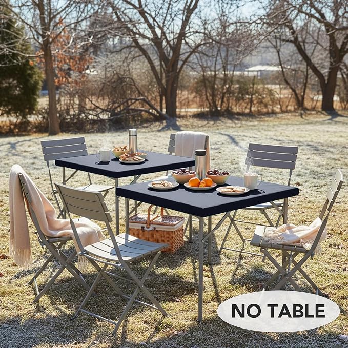 LUSHVIDA 2 Packs Vinyl Card Tablecloth - Image 2