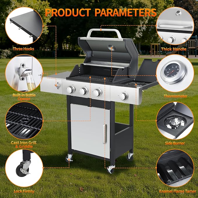 3-Burner Propane Grill - Image 5