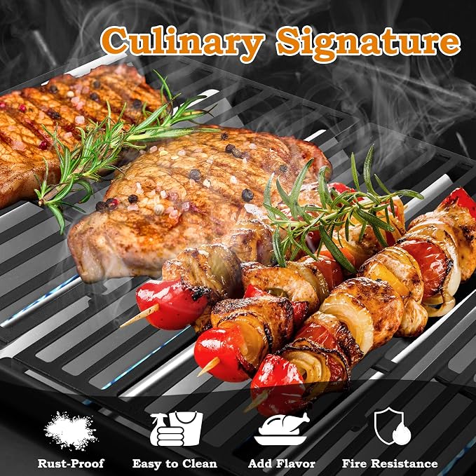 17.5 inch Grill Grates for Weber Spirit Grill Parts, Spirit 200 Series Parts - Image 6
