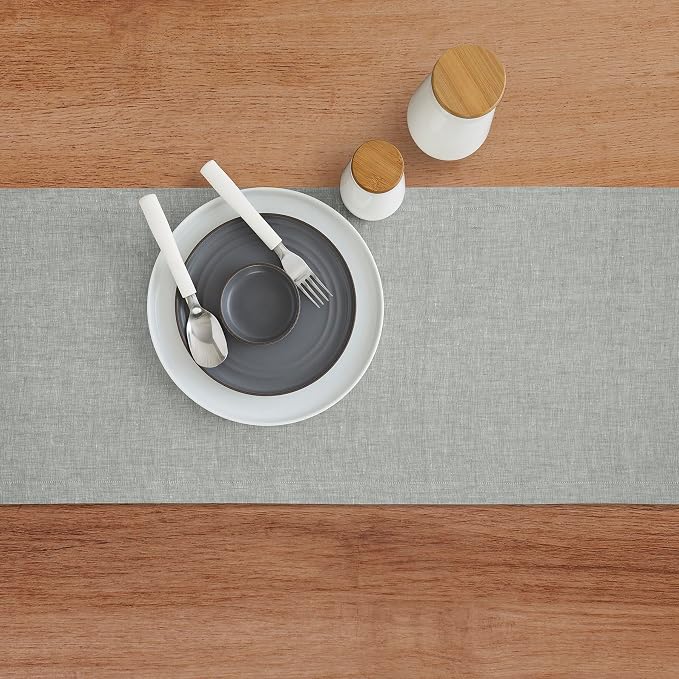 Solino Home Linen Table Runner 72 Inches Long - Image 3