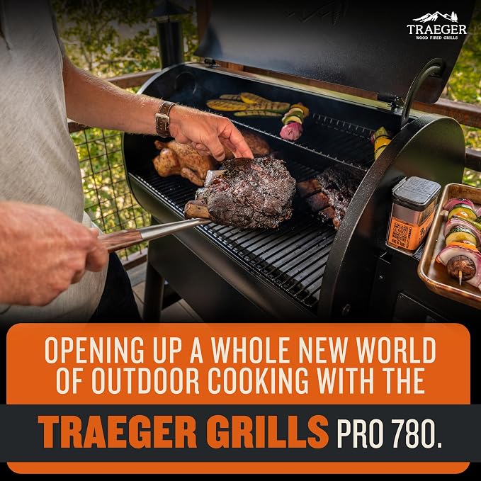 Traeger Grills Pro 780 Wood Pellet Smoker Grill, 6-in-1 BBQ Pellet Grill Combo - Image 7