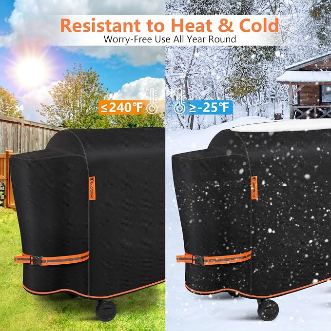 Grill Cover for Traeger Pro 22/575 Series BAC503, Waterproof Wood Pellet Smoker - Image 8