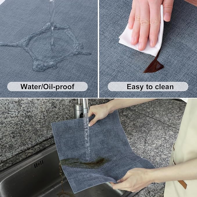 Homaxy Faux Leather Heat Resistant Placemats - Image 4
