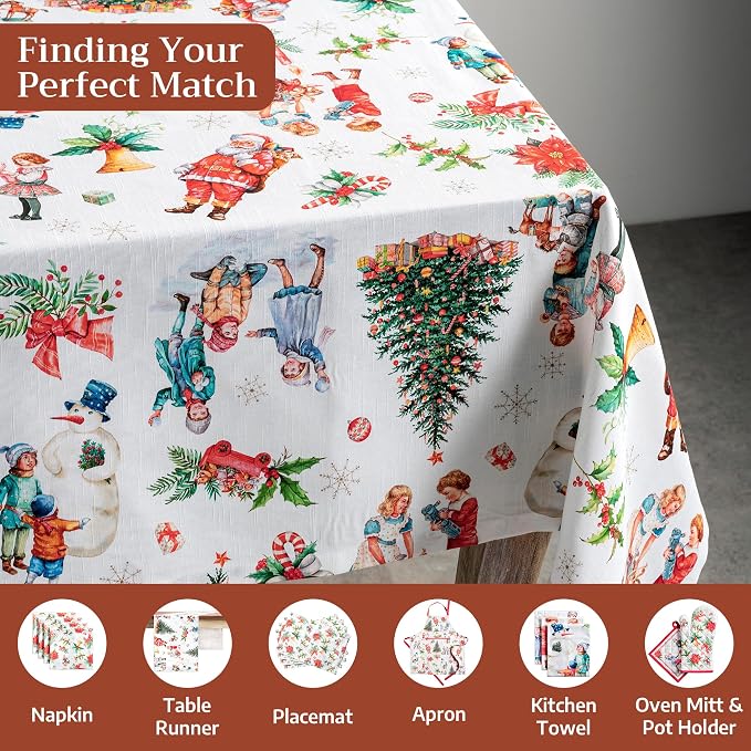 Maison d' Hermine Table Cloth Rectangle Table 100% Cotton 70 x 90 Inches Fall - Image 4