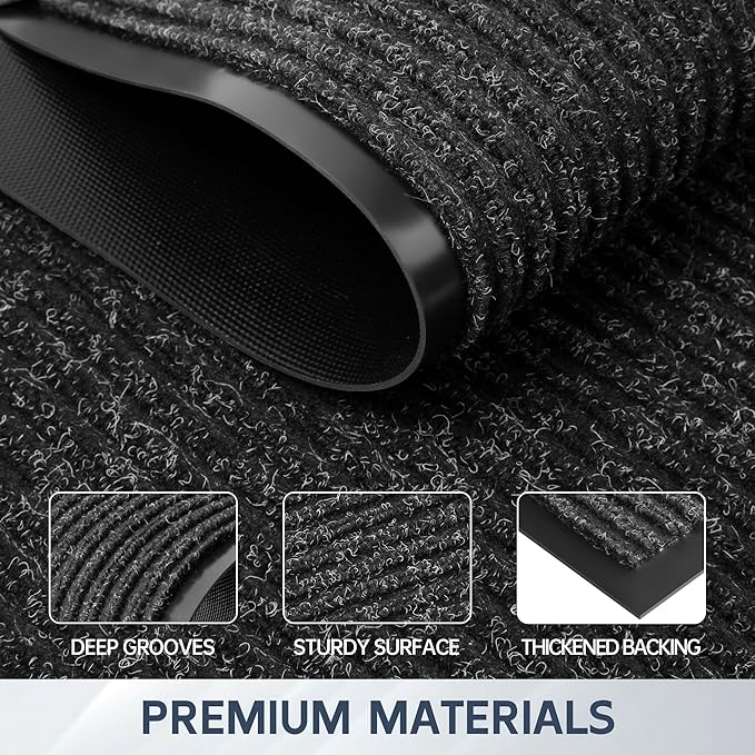 Front Door Mat, Non-Slip Welcome Mats - Image 3