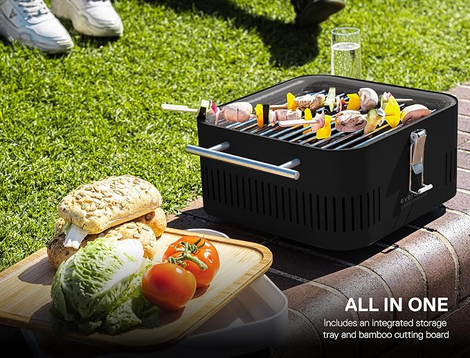 Everdure CUBE Portable Charcoal Grill, Tabletop BBQ, Perfect Tailgate, or - Image 3