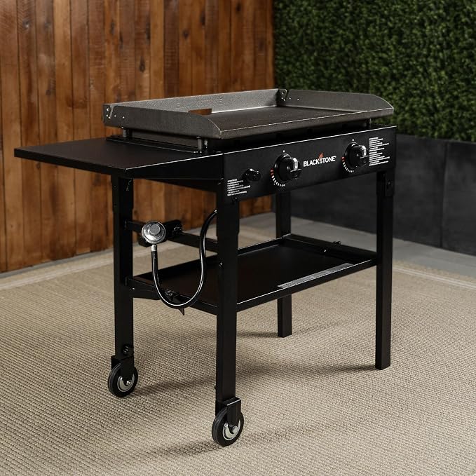 Blackstone Flat Top Gas Grill Griddle 2 Burner Propane Fuelled Rear Grease - Image 4