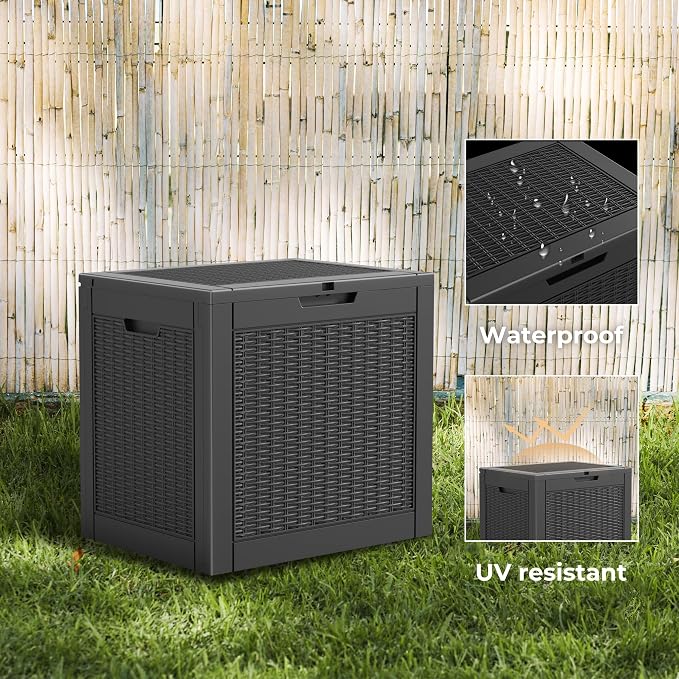 31 Gallon Outdoor Storage Box – Resin Deck Box - Image 7