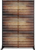 Metal Privacy Screen Outdoor Freestanding Privacy Wall Panels and Decorative by Unknown