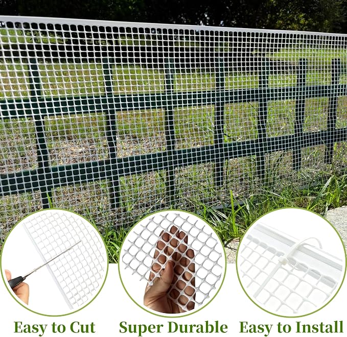PotatoLife Plastic Wire Mesh Fence, Balcony Fence - Image 3