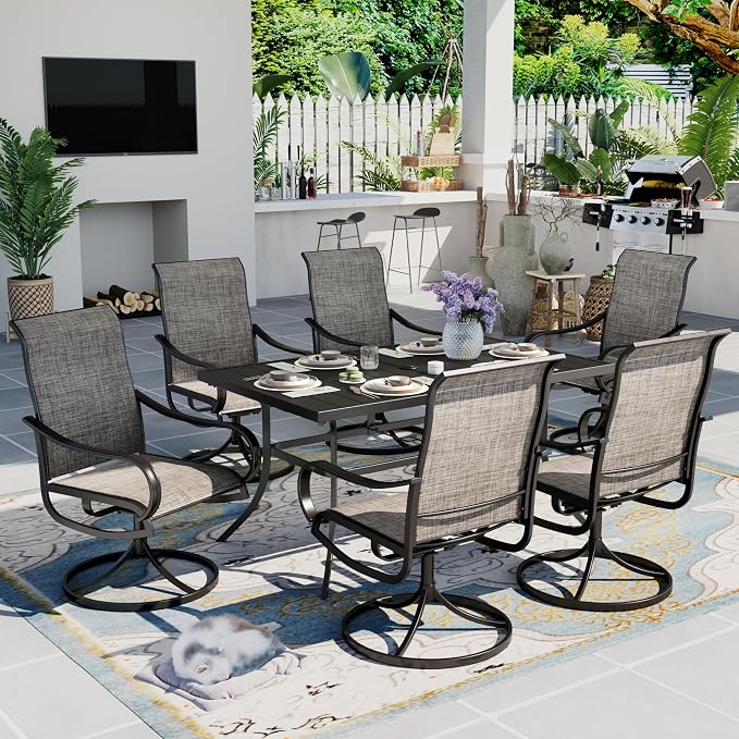 Sophia & William Patio Dining Set 7 Pieces Outdoor Patio Set by SophiaWilliam