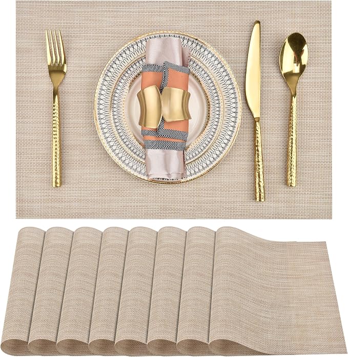 SLKQG Placemats Set of 8 by SLKQG