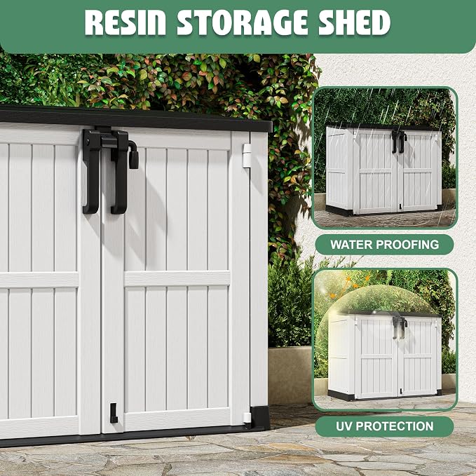 Horizontal Resin Storage Shed 36 Cu Ft - Image 2