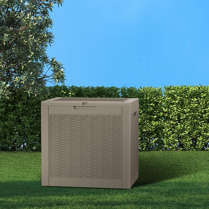 31 Gallon Outdoor Storage Box – Resin Deck Box - Image 4