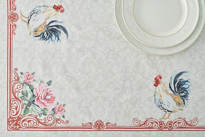 Maison d' Hermine Table Cloth Rectangle Table 100% Cotton 60 x 90 Inches - Image 9