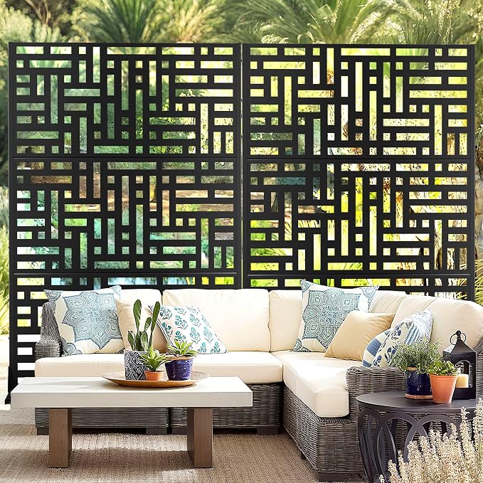 Outdoor Privacy Screen, Freestanding Privacy Fence Panels - Image 8