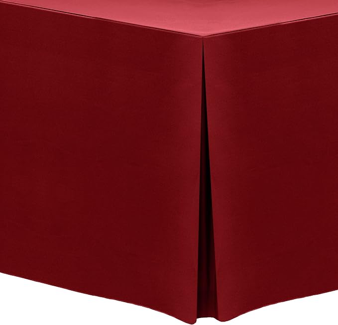 Ultimate Textile -10 Pack- 5 ft. Fitted Polyester Tablecloth by UltimateTextile