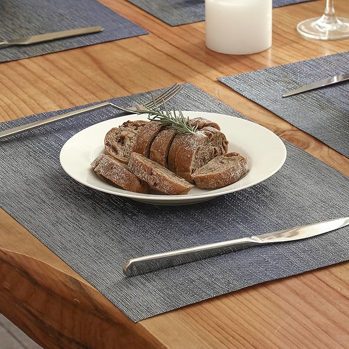 Leetaltree Denim Blue Placemats Set of 12 - Image 8