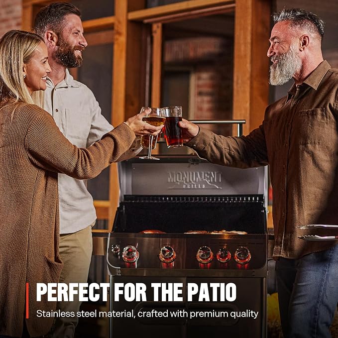 Monument Grills 4+1 Burner Natural Gas Grill - Image 9