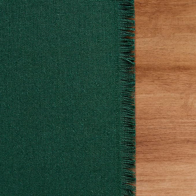 Solino Home Linen Fringe Table Runner 108 Inches Long - Image 9