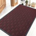 OLANLY Front Door Mat Outside Entrance 47x32, Heavy Duty Sturdy Natural Rubber by OLANLY