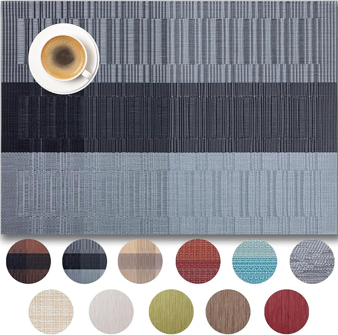 Placemats Set of 12 by Unknown