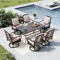 MFSTUDIO 7 Piece Outdoor Patio Dining Sets by MFSTUDIO