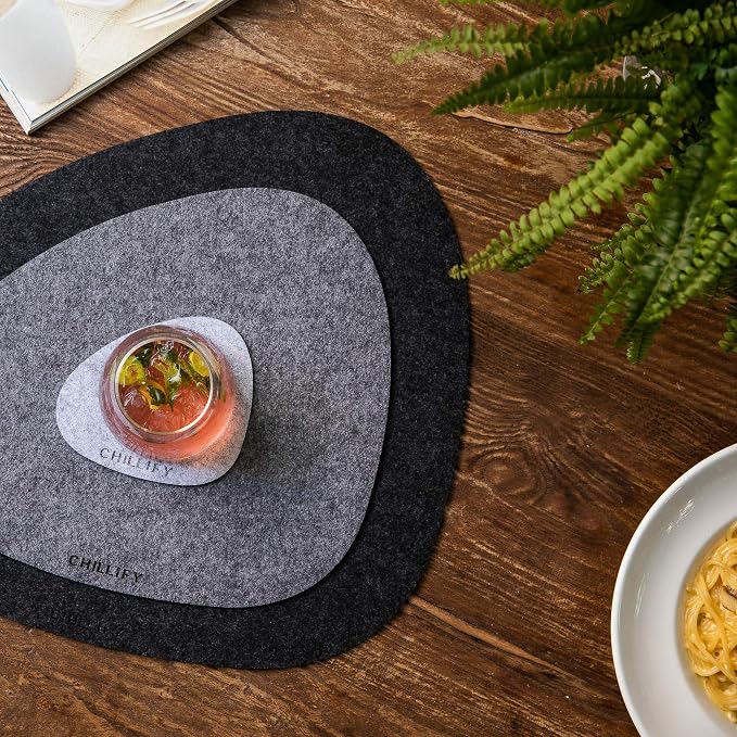 Chillify Table Coaster Set | Non-Slip, Heat-Resistant, Washable Placemats | - Image 6