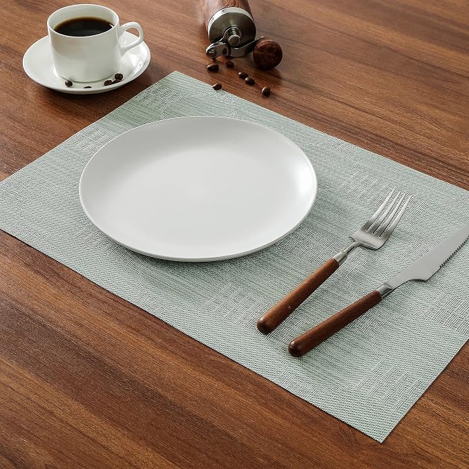 Leetaltree Mint Cream Placemats Set of 12 - Image 7