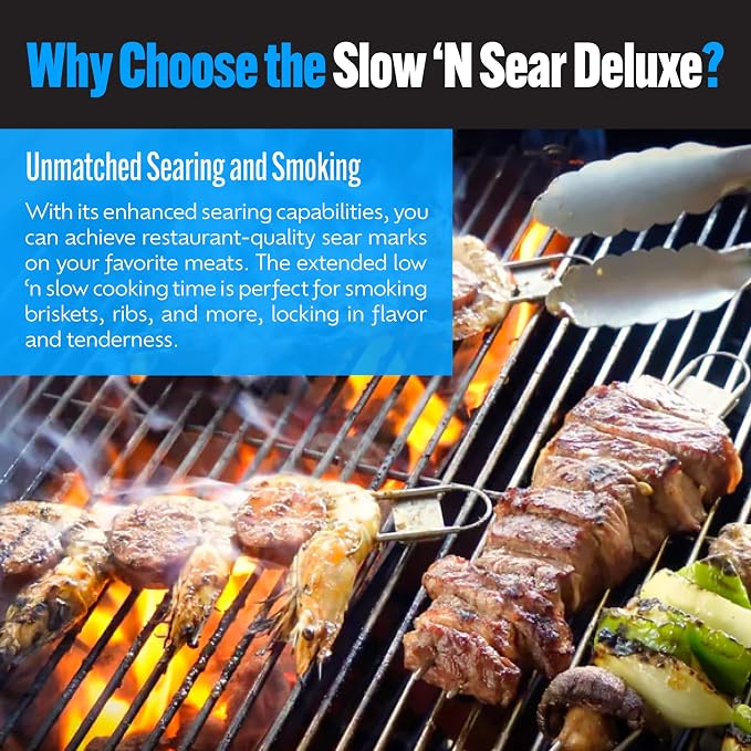 SnS Grills Patented Slow ‘N Sear® Deluxe Insert - Image 8