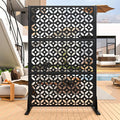 Metal Privacy Screen Outdoor, Decorative Privacy Panels Shield by erosoei