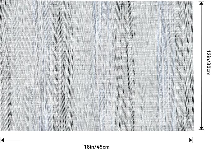 Leetaltree LightSteel Blue Placemats Set of 12 - Image 8