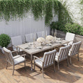 HAPPATIO Aluminum 9 Piece Patio Dining Set by HAPPATIO