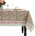 CPC Tablecloth 100% Cotton 72x140 Inch Indian Block Print Rectangle Table Cover by COTTONPRINTCLUB
