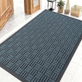 OLANLY Front Door Mat Outside Entrance 47x32, Heavy Duty Sturdy Natural Rubber by OLANLY