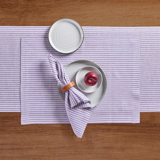 Solino Home Linen Table Runner 144 Inches Long - Image 3