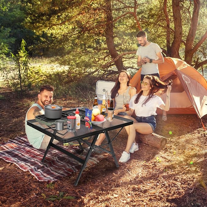 REDCAMP Folding Grill Table for Outside, Portable Metal Aluminum Outdoor Grill - Image 9