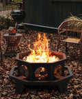 43 inch Fire Pit, Outdoor Fire Pits by SUNOUTLY