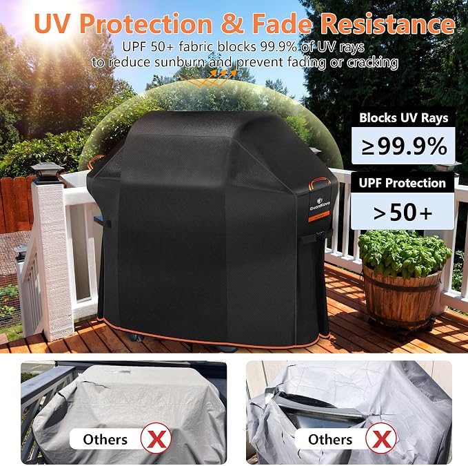 58" Grill Cover for Weber Genesis II, LX 300 and Genesis 300 Series Outdoor Gas - Image 5